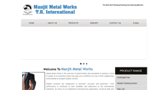 Desktop Screenshot of manjitmetalworks.com