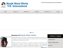 Tablet Screenshot of manjitmetalworks.com